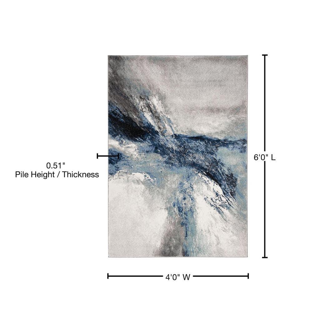 17 Stories Elara Performance Abstract Rug
