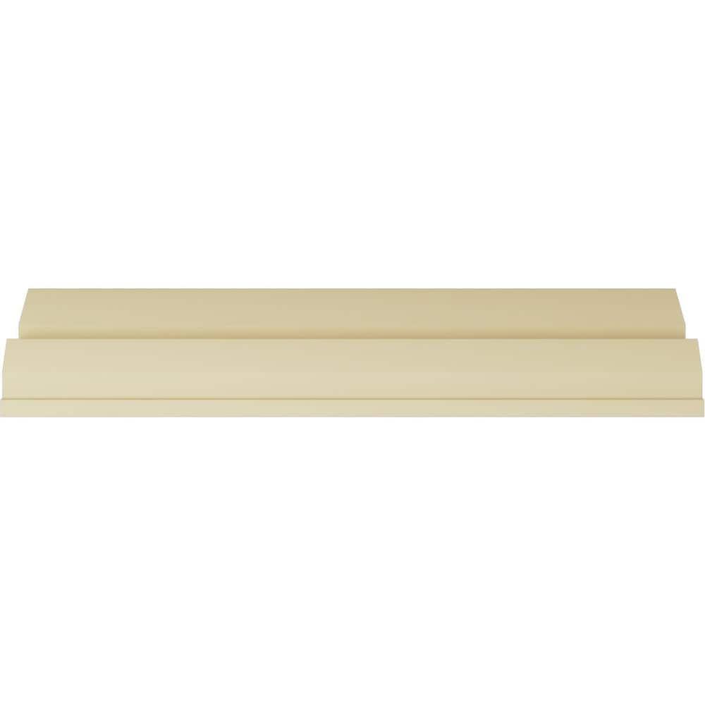 Ekena Millwork SAMPLE - Endurathane Dentil Crown Moulding, 6 3/4"H x 4 3/4"P x 8 3/8"F x 12"L, Factory Primed