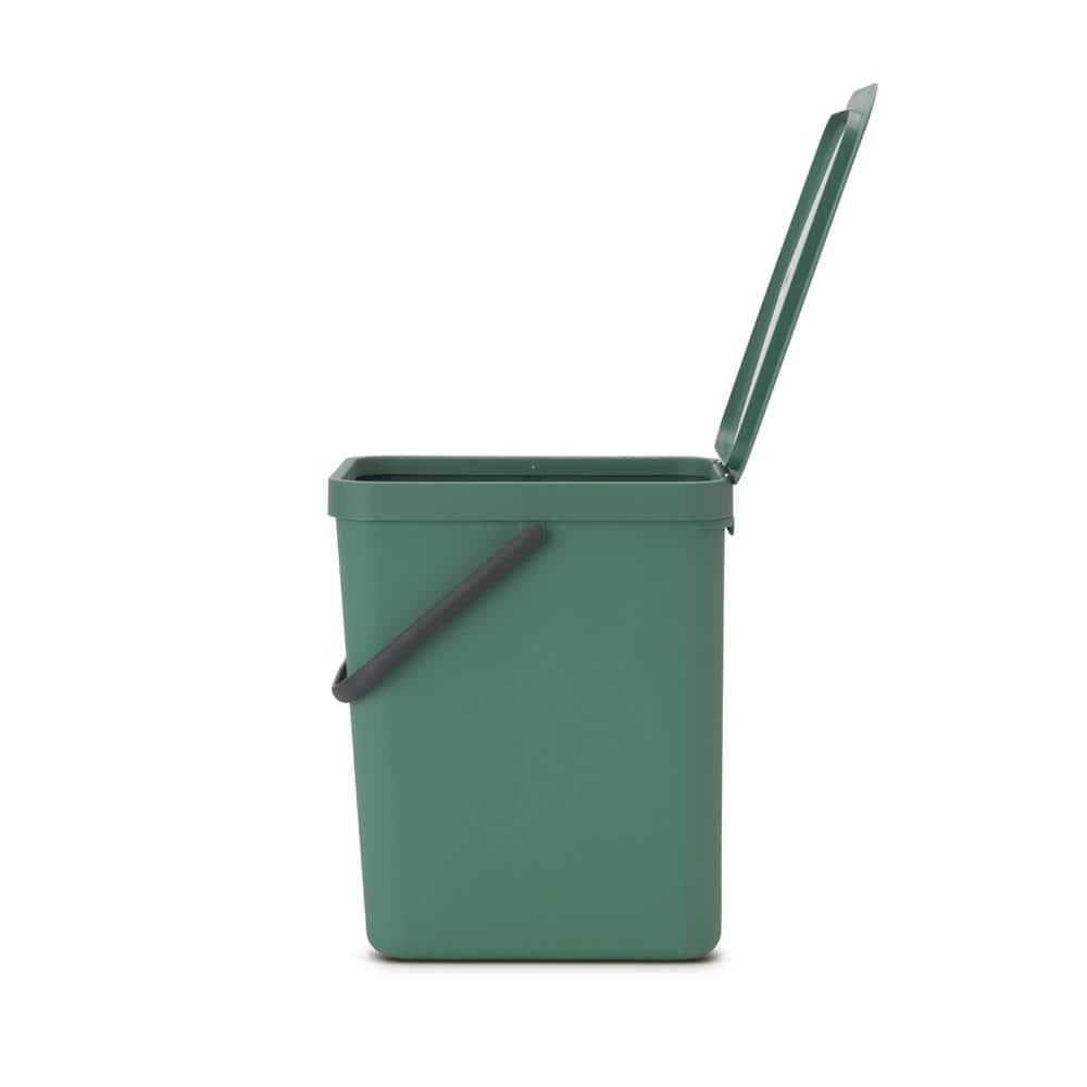 Brabantia Sort & Go Plastic Recycling Bin, 6.6 Gallon