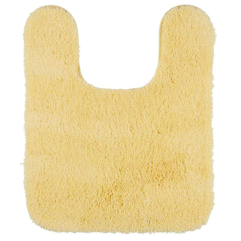 Mohawk Home Pure Perfection Nylon Bath Rug Contour, Butter Cream 1'8" x 2'