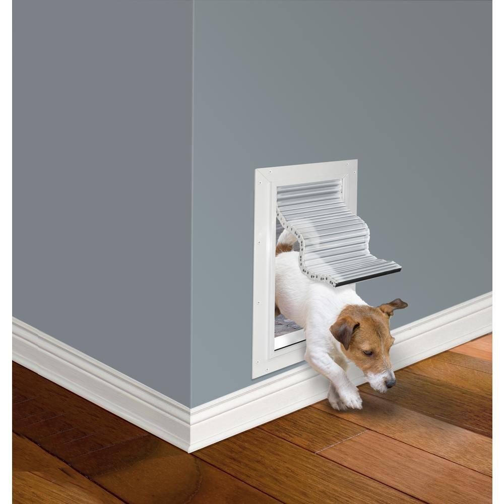 High Tech Pet Metal Door Mounted Electronic Pet Door