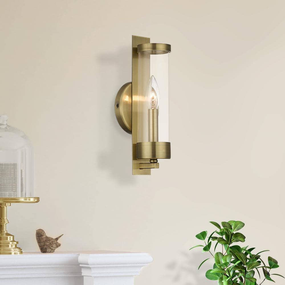 Bernd Steel Candle Wall Light