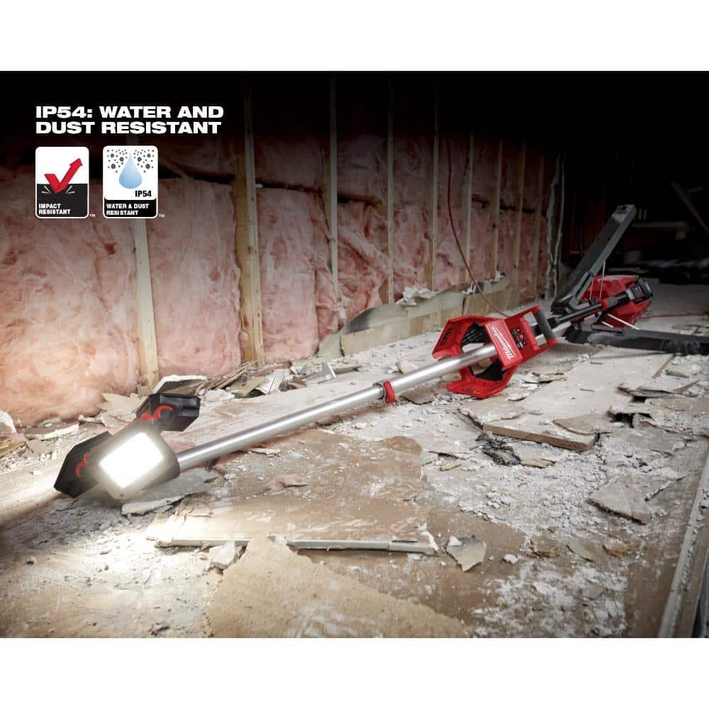 Milwaukee 2136-20 M18 ROCKET LED Tower Light and Charger 7 ft. Max Height
