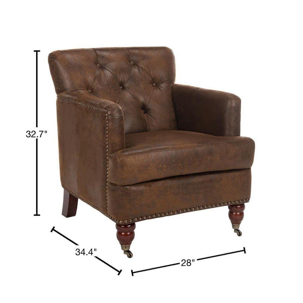 Colin Chair - HUD8212 - Brown - Safavieh