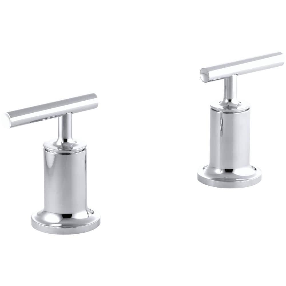 Purist® Deck- or Wall-Mount High-Flow Bath Trim with Lever Handles