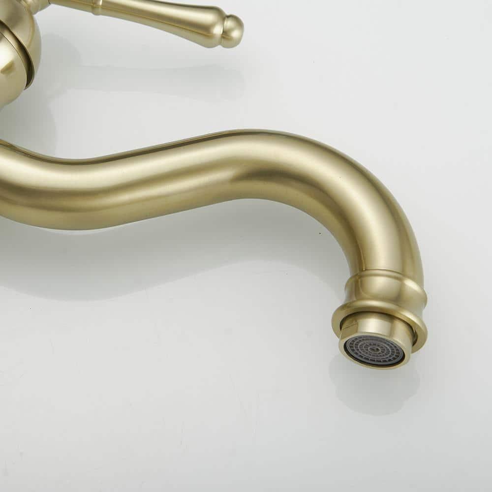 VIBRANTBATH 9310-BG Vessel Sink Faucet Single-handle Bathroom Faucet with Drain Assembly