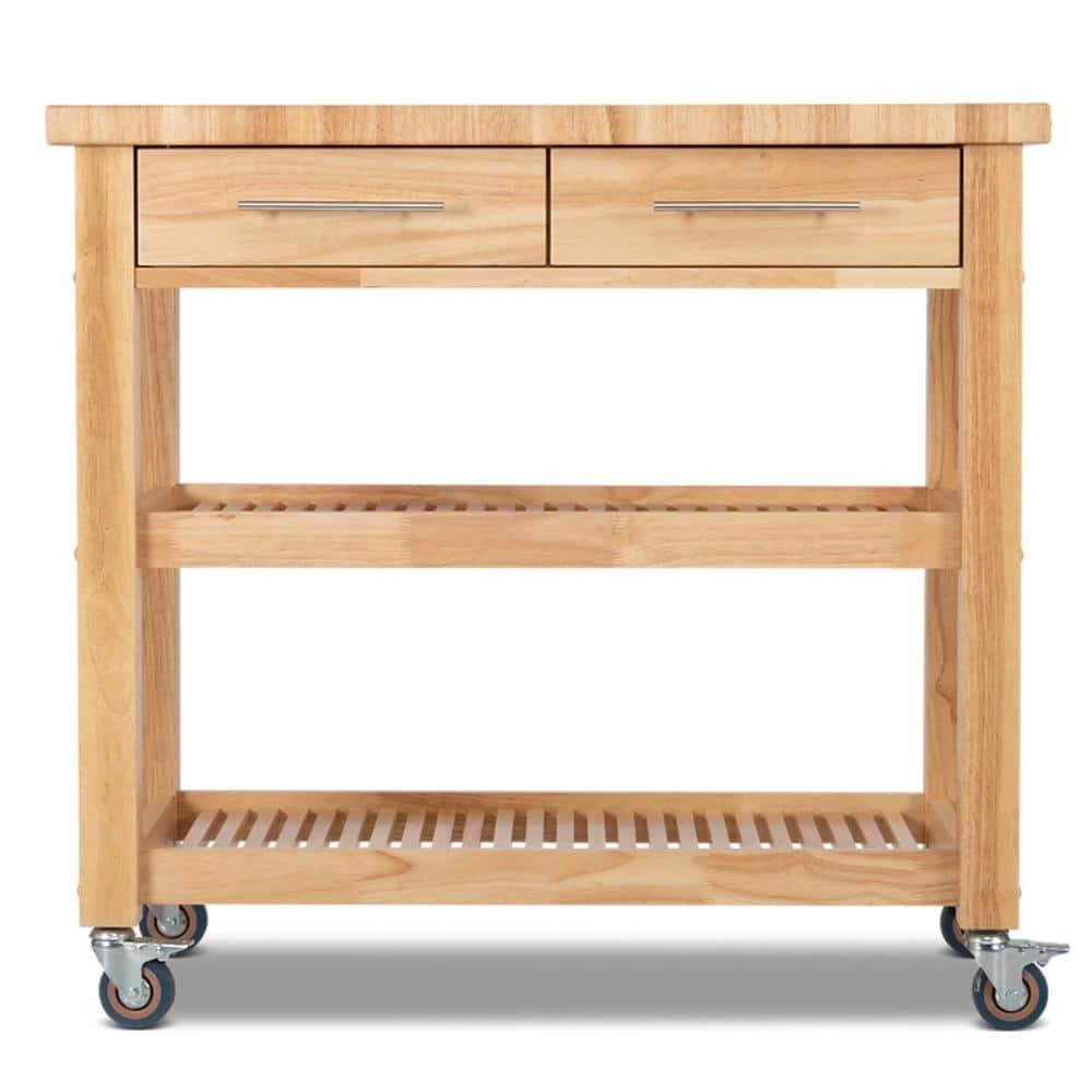 Chris & Chris  Pro Chef Work Station Natural All Wood Beige