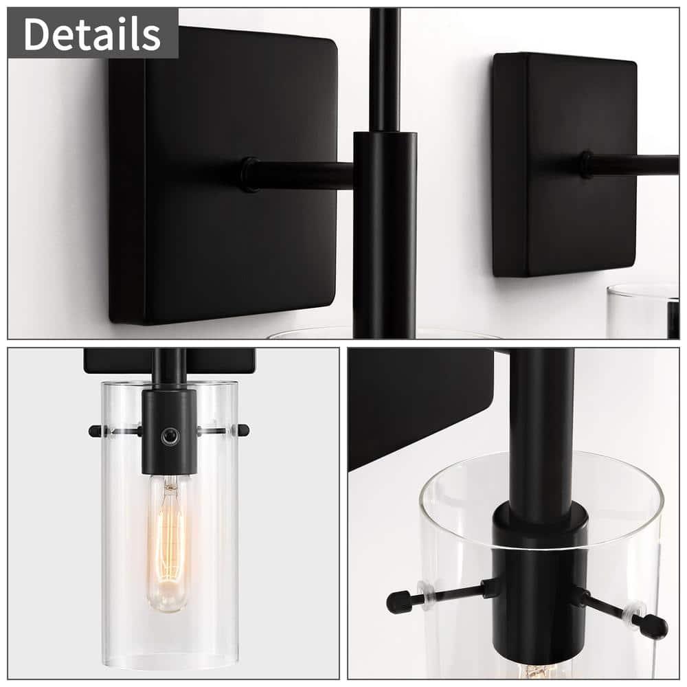 Kyrid Black Iron Armed Sconce Set of 2 Mornden Wall Sconce Set of 2 Hallway Light