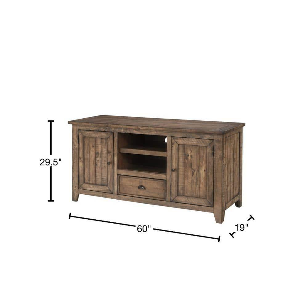 Martin Svensson Home Monterey Solid Wood TV Stand, Natural
