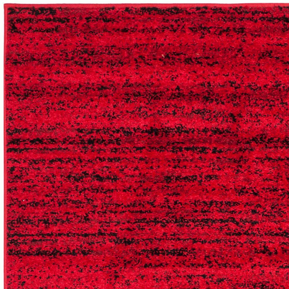 Adirondack ADR117 Machine Made Indoor Area Rug - Red/Black - 4'x4' - Safavieh