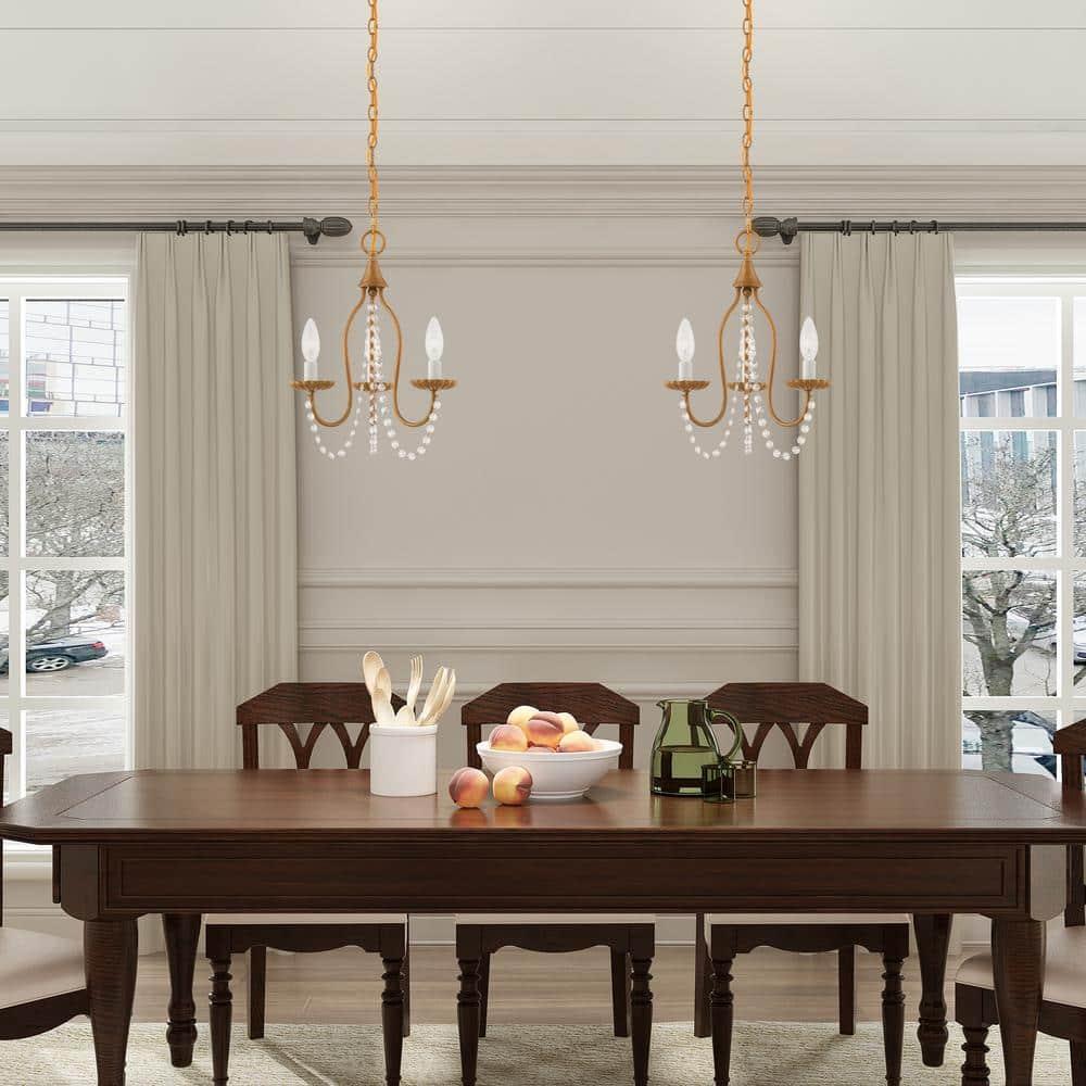 Livex Lighting Alessia 3 - Light Chandelier in  Antique Gold Leaf