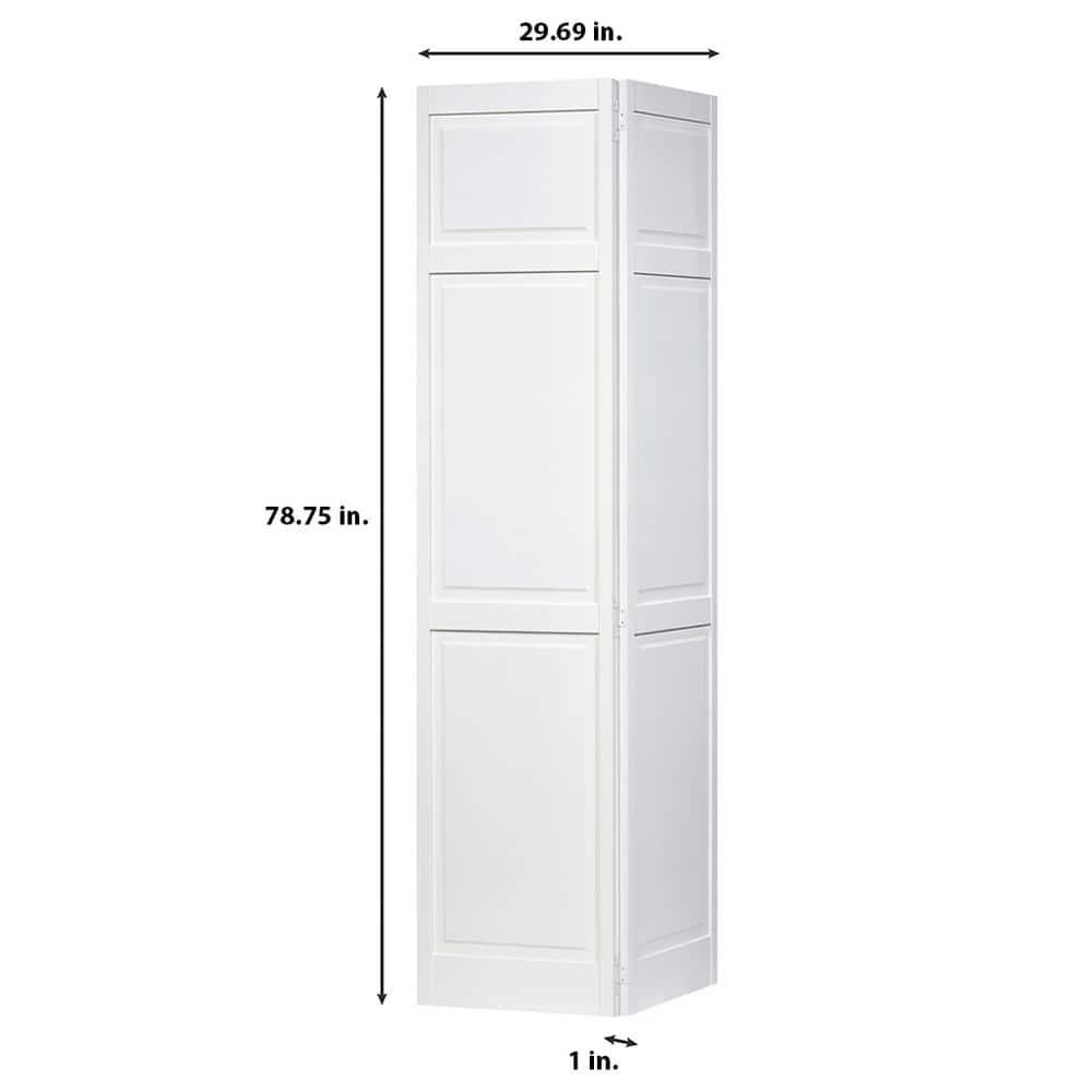 Kimberly Bay Paneled Wood Primed Bi-Fold Door
