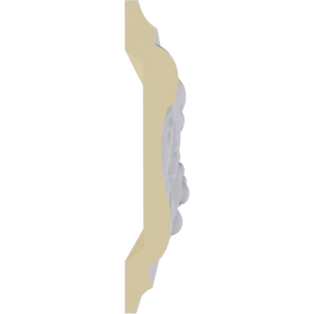 Ekena Millwork 3 1/2"H x 3/4"P x 94 1/2"L Benson Acanthus Leaf Chair Rail