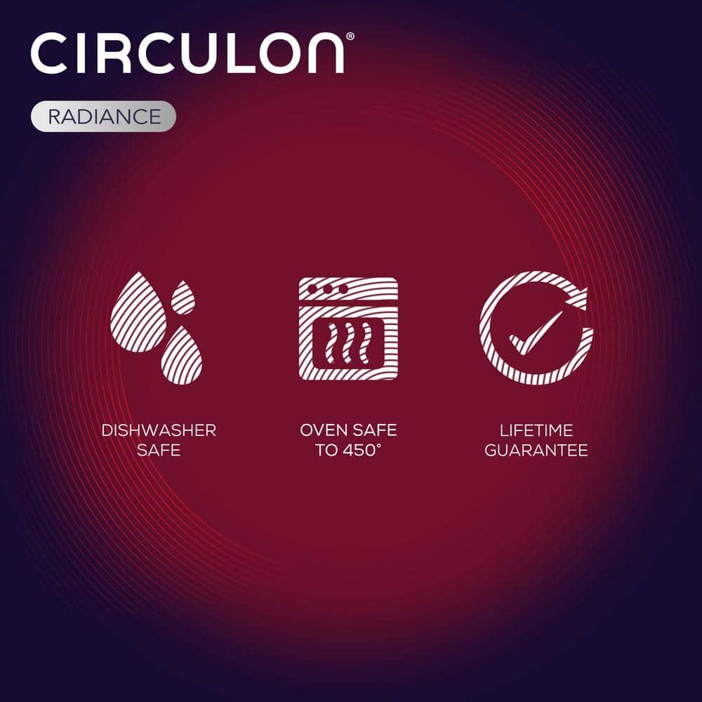 Circulon Radiance Hard-Anodized Aluminum Nonstick Wide Stockpot