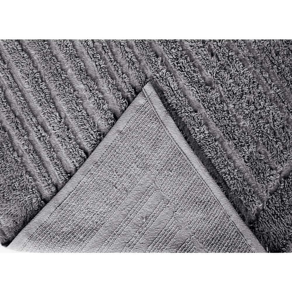 Queen Ashton Collection 100% Cotton Tufted Unique Luxurious Medallion Design Bedspread Gray - Better Trends