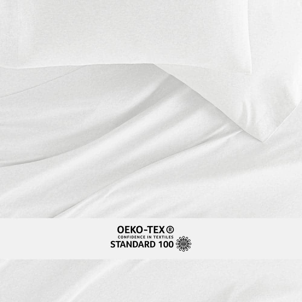4 Piece 100% Cotton Jersey Knit Sheet Sets