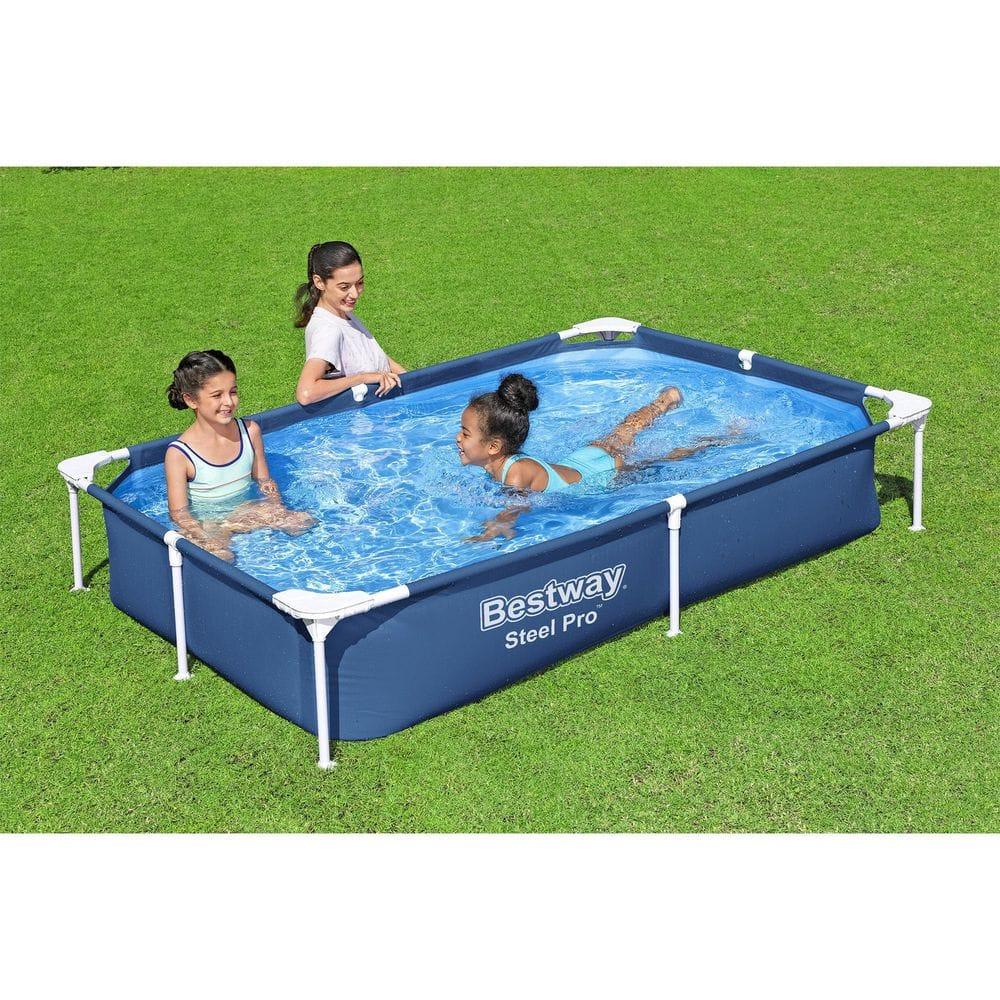 Bestway Bestway Steel Pro Rectangular Above Ground Swimming Pool Set