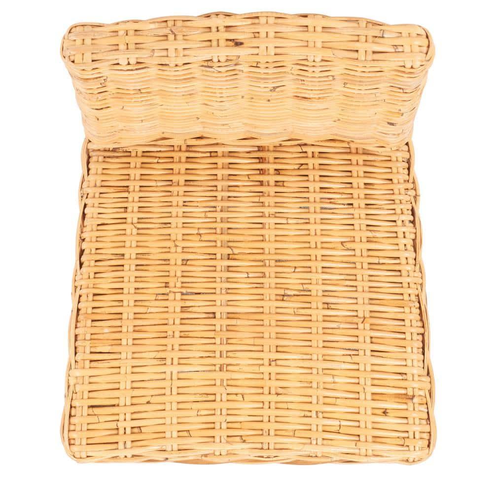 Tobie Rattan Counter Stool - BST6501 - Natural/Golden Brown - Safavieh