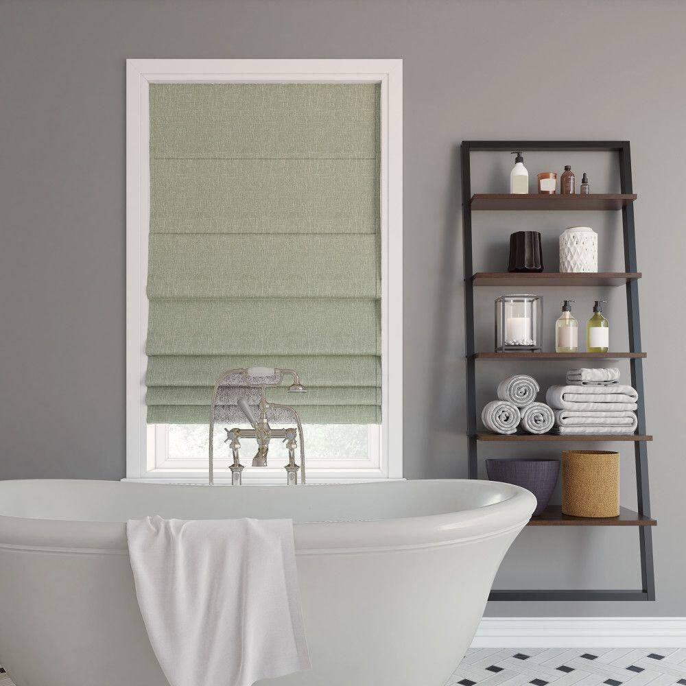 Sun Zero Pryer Textured 100% Blackout Cordless Roman Shade