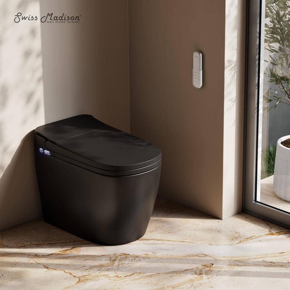Avancer One Piece Smart Toilet 1.28 GPF With Heated Bidet, Air Drying, Night Light, Foot Sensor
