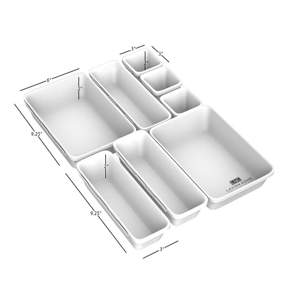 Rebrilliant Jabari 8 Piece Drawer Organizer Set