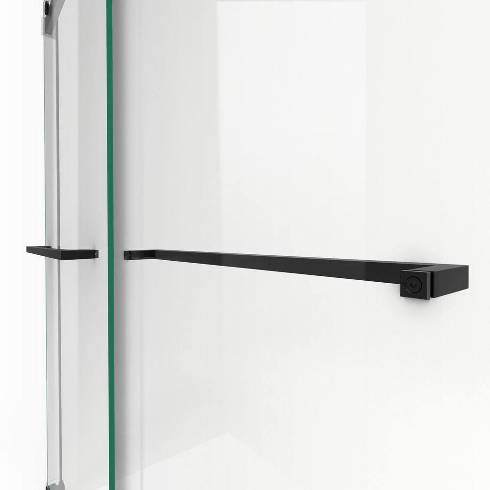 44" - 48" W 76" H Reversible Semi-Frameless Shower Door with ClearMax Technology