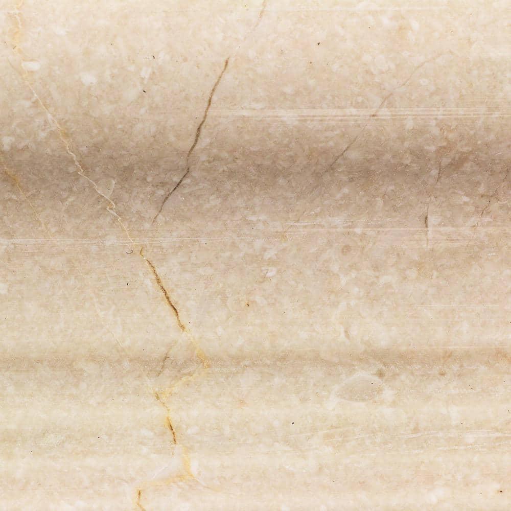 Bond Tile 12'' L x 4.75'' W Marble Tile Trim