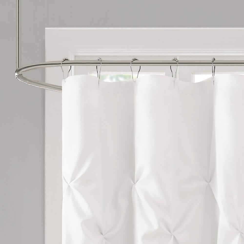 Madison Park Laurel Tufted Semi-Sheer Shower Curtain