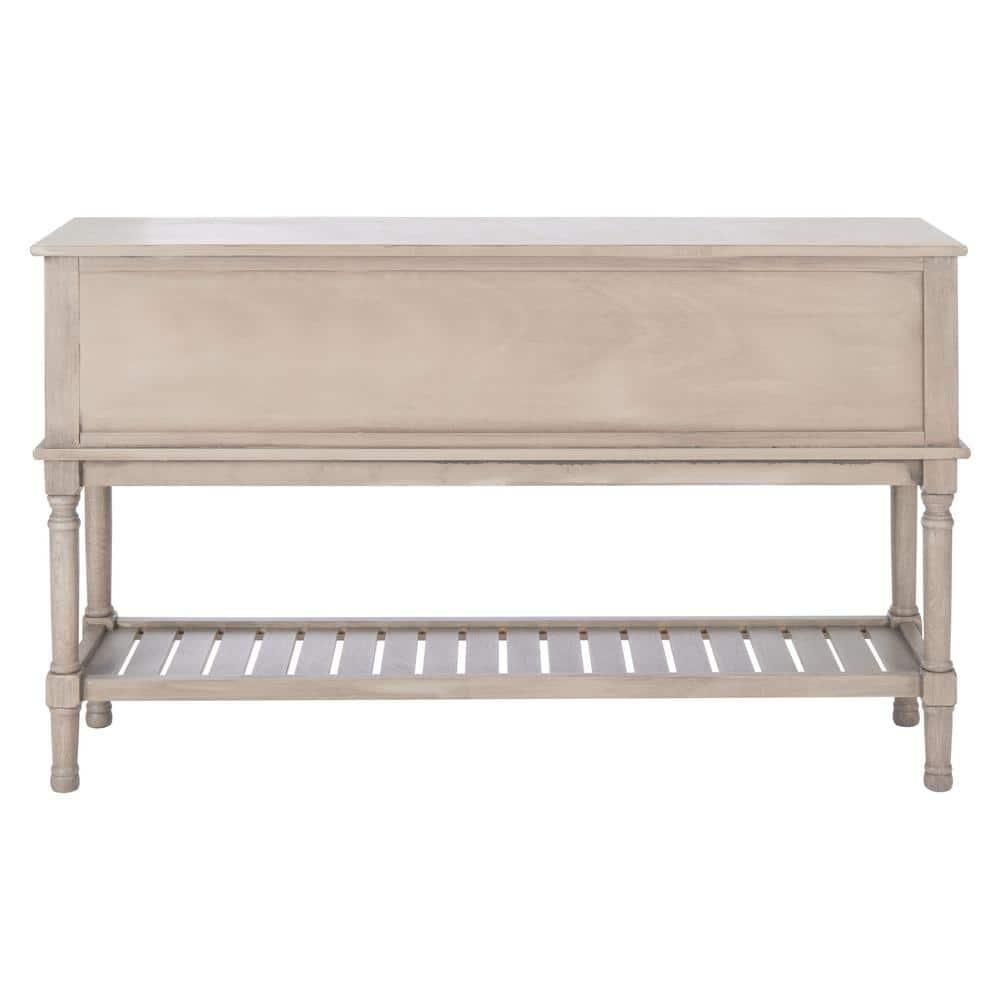 Tate 2 Drawer 2 Door Console Table - Greige - Safavieh