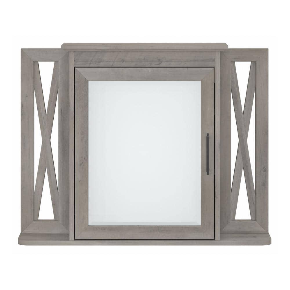 32''W Surface Framed Medicine Cabinet with Mirror