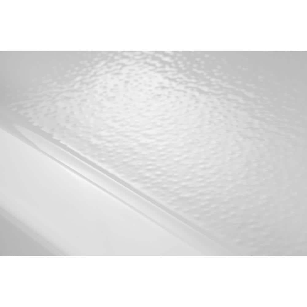 Alcove Soaking Skirt Bathtub with Overflow and Drain
