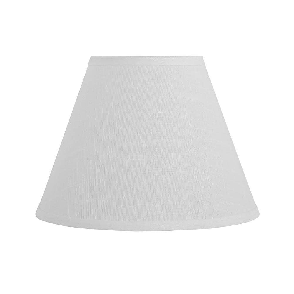 Aspen Creative 32634 Transitional Hardback Empire Shaped Spider Construction Lamp Shade in Off White, 12" wide (6" x 12" x 9")