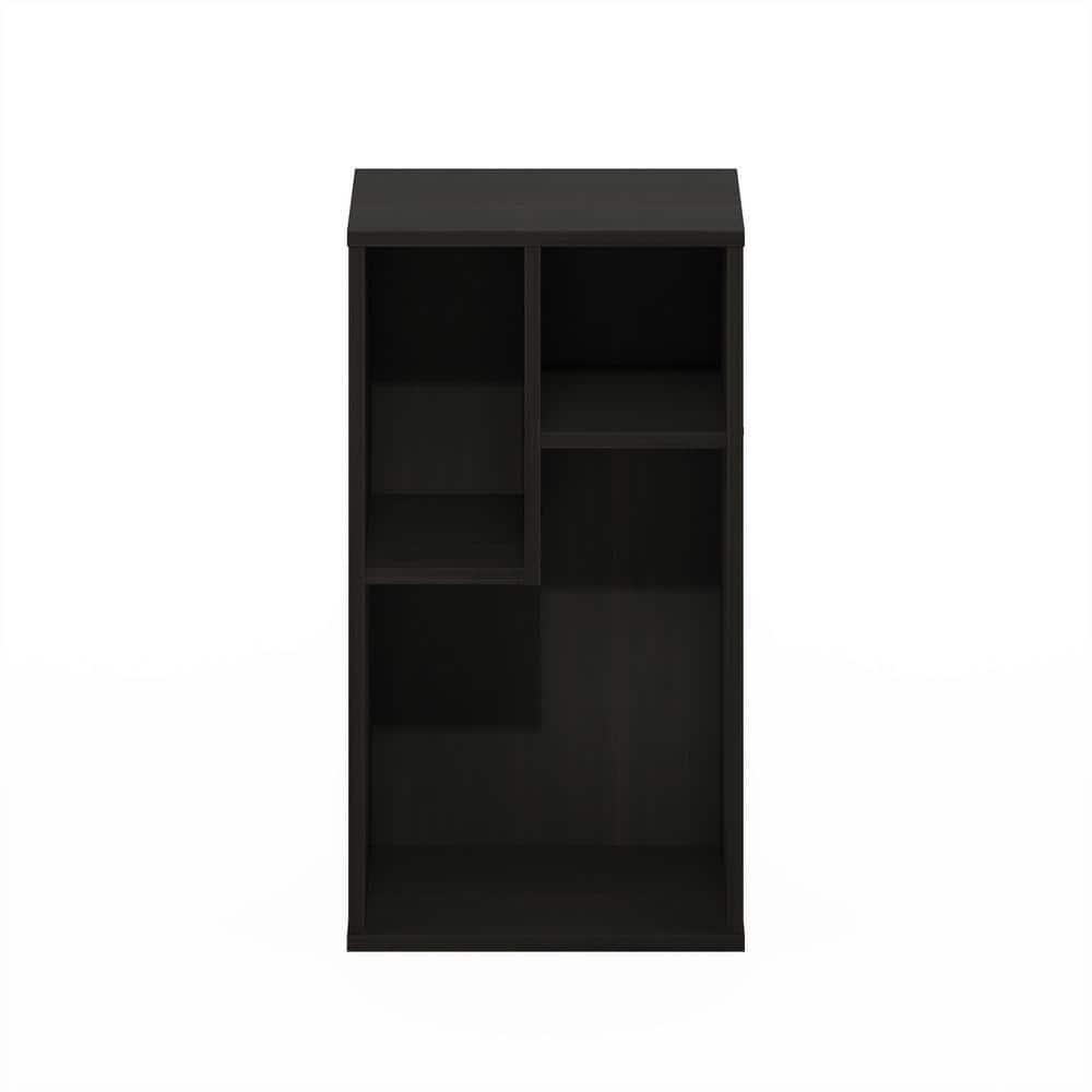 Furinno Daly 3-Cube Irregular Cubes Bookcase, Bookshelf, Storage Organizer, Espresso