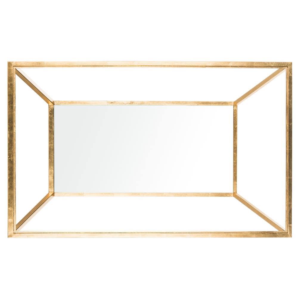 Allene Coffee Table - Gold/Clear - Safavieh