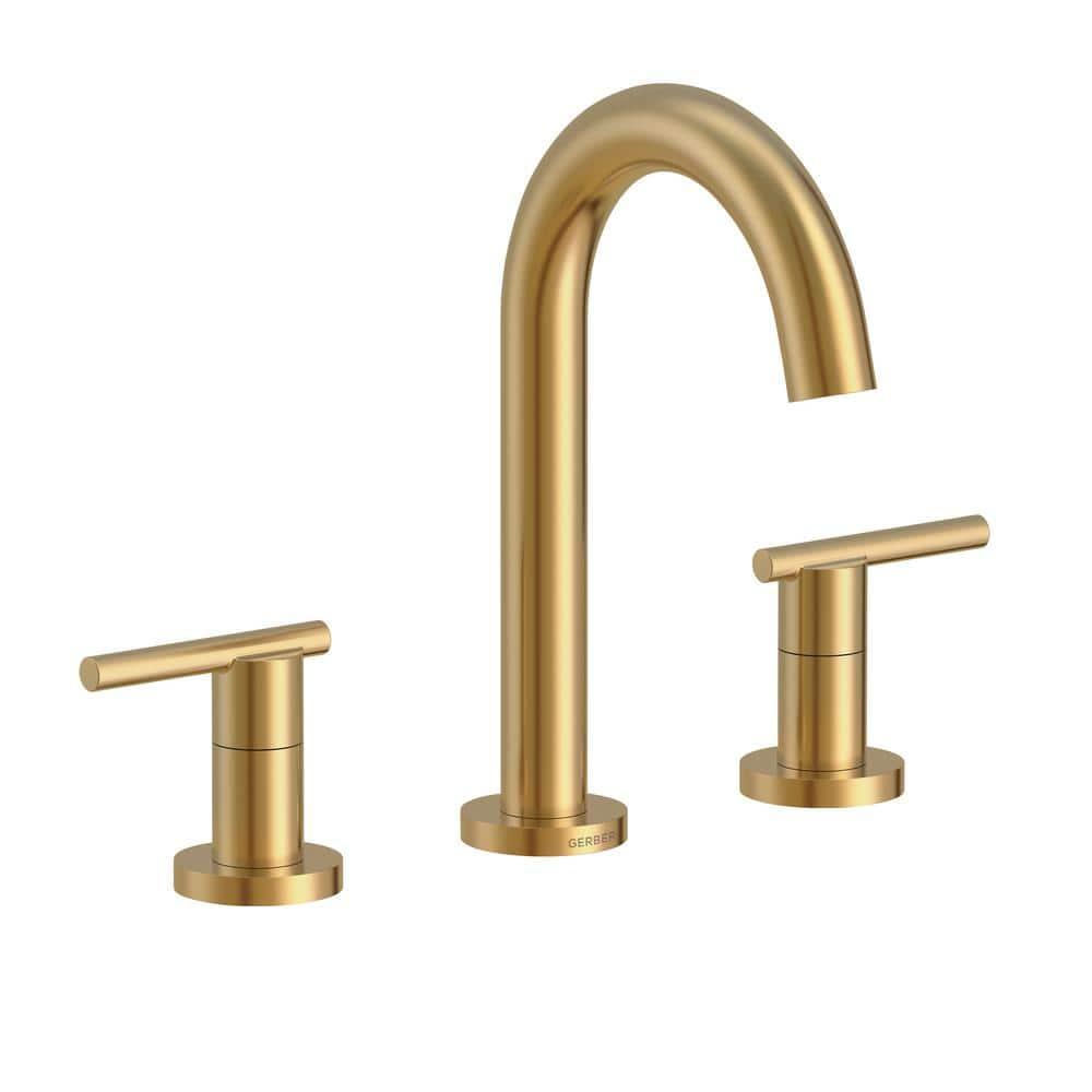 Parma 2-Handle Widespread Bathroom Faucet with Metal Touch Down Drain