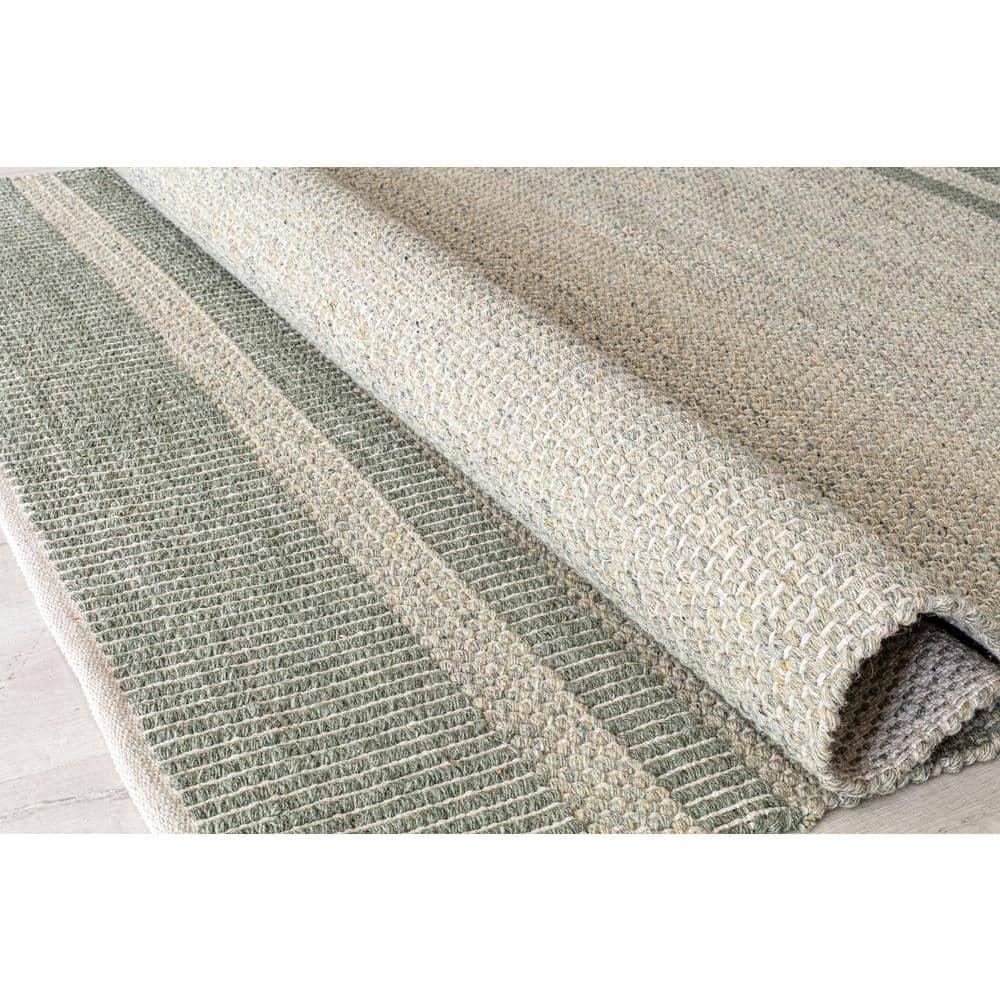 Rugs America Daphne DN10A Farmhouse Border Area Rug for Dining Room Rug Neutral Rug Living Room Rug Kitchen, 8'x10'