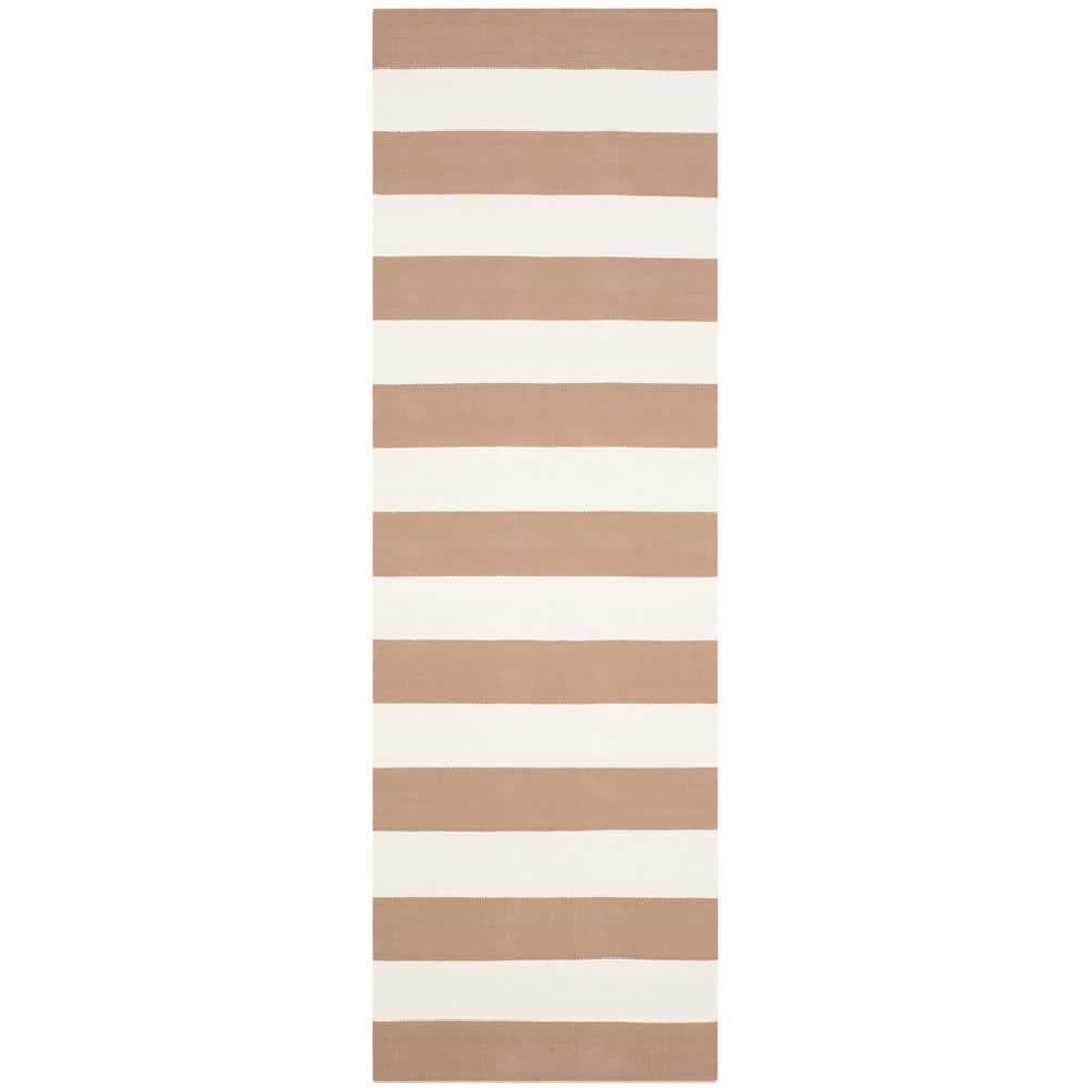 Montauk MTK712 Hand Woven Indoor Runner Rug - Sand/Ivory - 2'3"x7' - Safavieh
