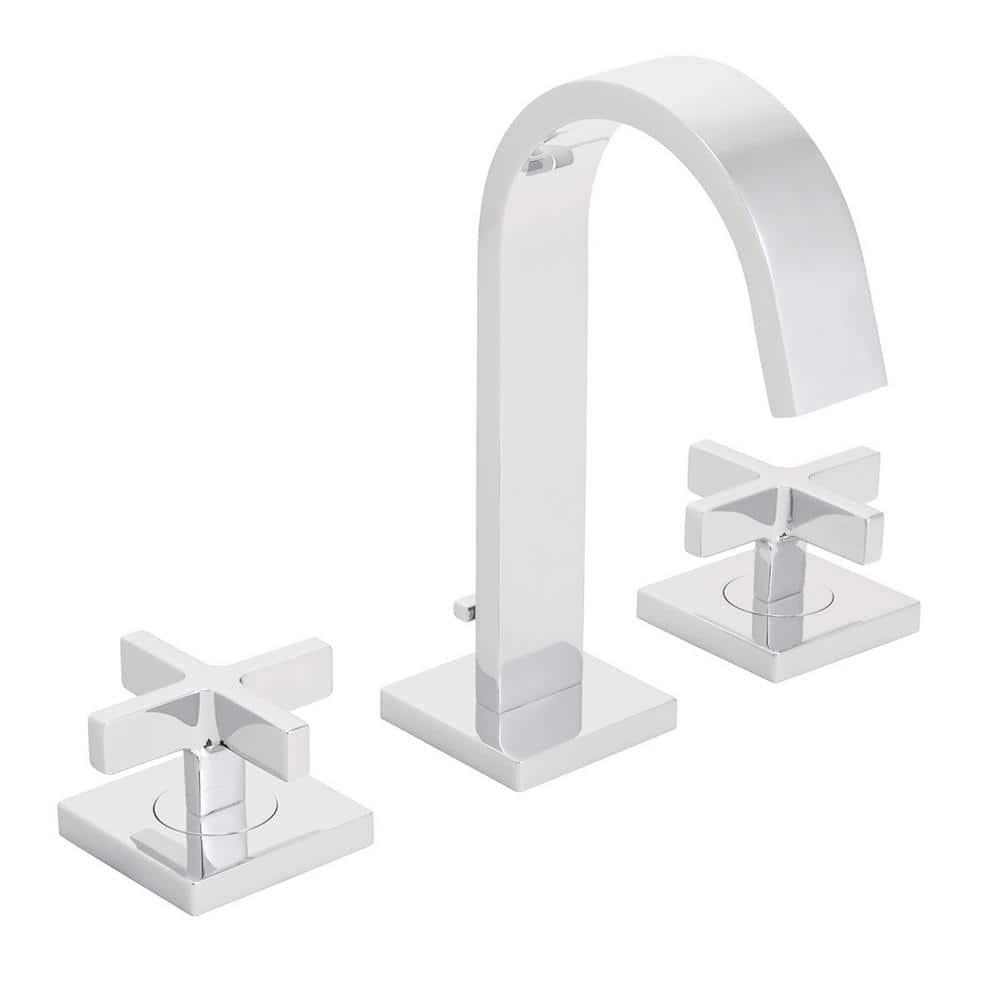 Lura Widespread Bathroom Faucet with Drain Assembly
