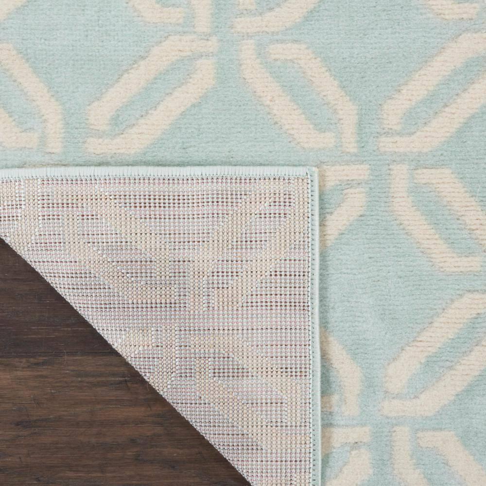 Nourison Jubilant 2 x 4 (ft) Loomed Polypropylene Green Rectangular Indoor Abstract Area rug