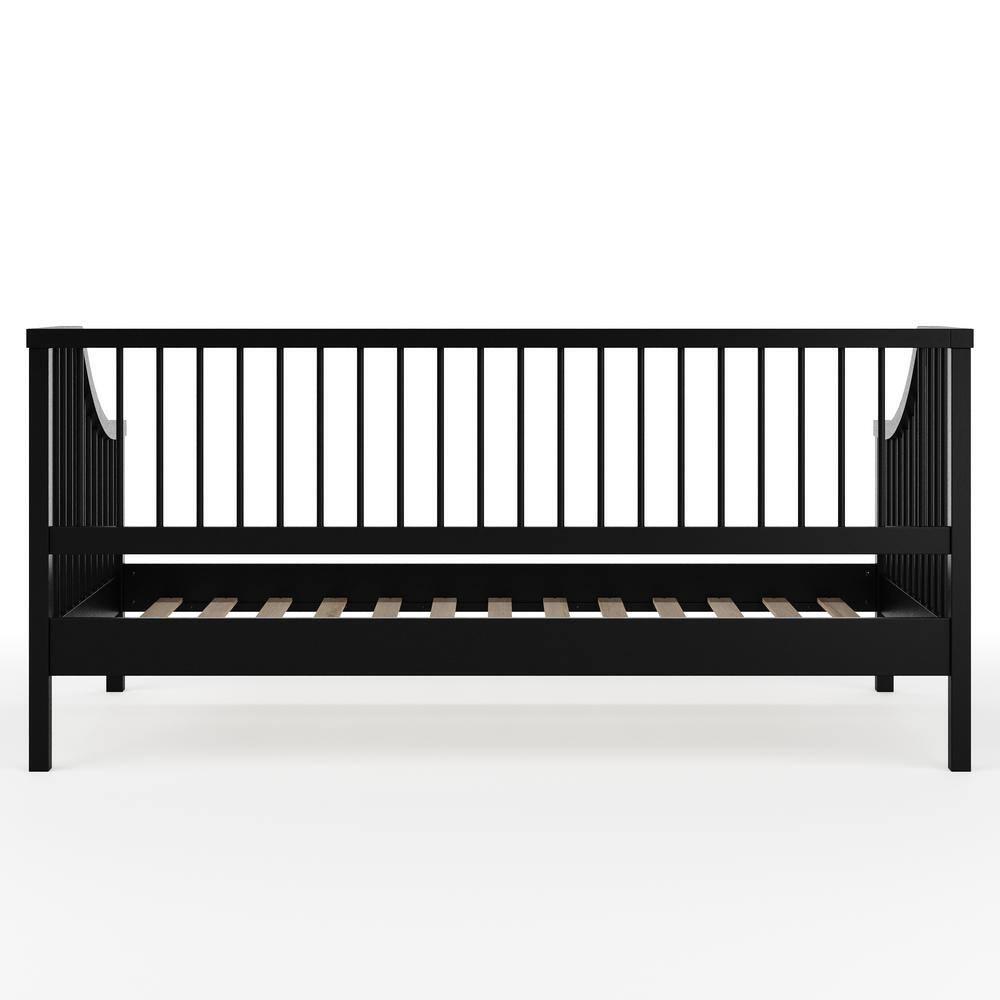 Martha Stewart Martha Stewart Neely Wooden Platform Daybed With Spindles And Wood Slat Foundation