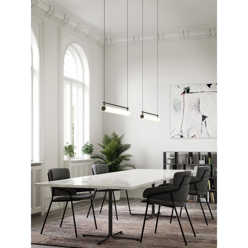 Gramercy 1 - Light Black LED Kitchen Island Pendant
