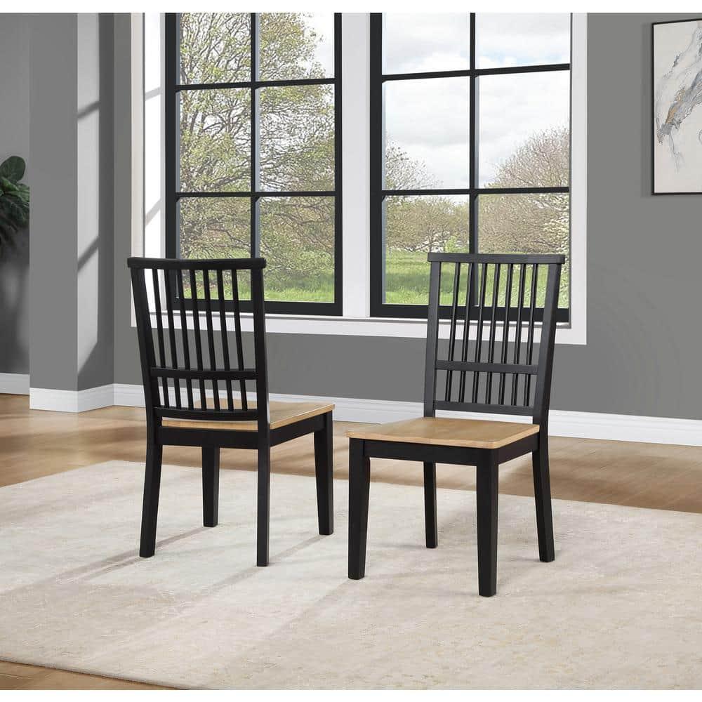 Lixy Solid Wood Slat Back Side Chair