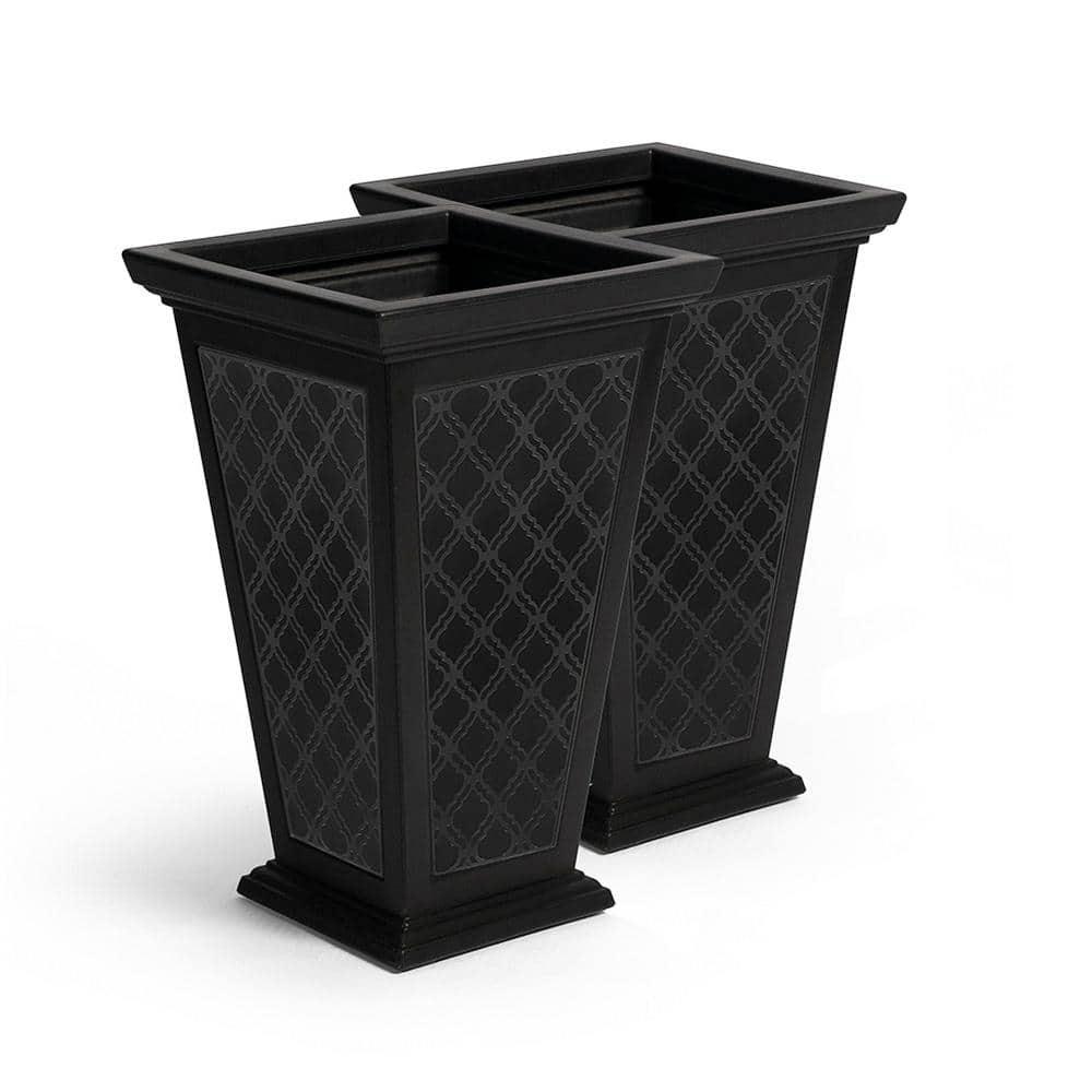 FCMP Outdoor  2 - Piece Self-Watering Plastic Pot Planter Set & Reviews | Wayfair
