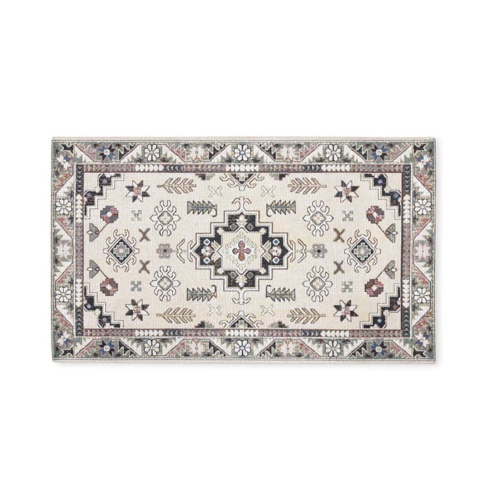 Town & Country Living TOWN & COUNTRY LUXE Livie Everwash Non-Slip Backing Kitchen Mat