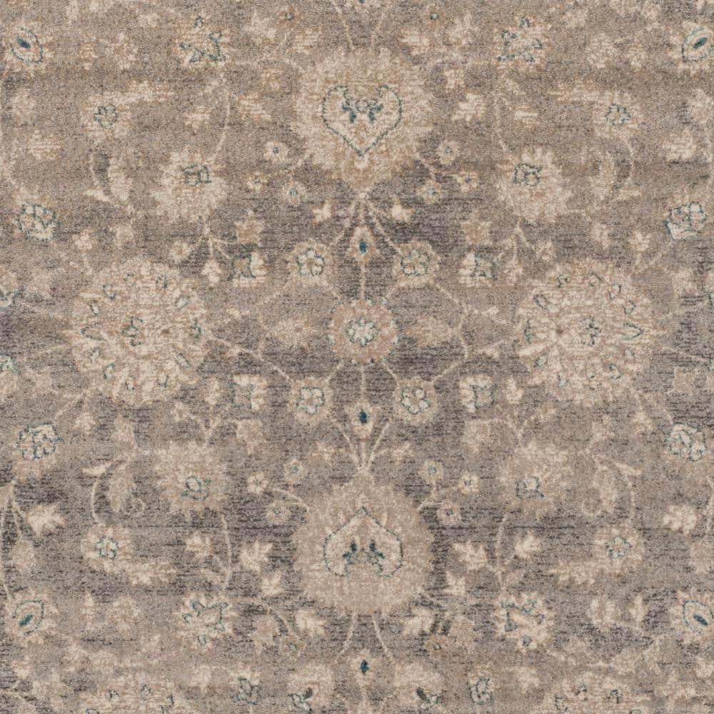 Sofia SOF330 Power Loomed Area Rug - Ivory/Grey - 5'1"x7'7" - Safavieh.