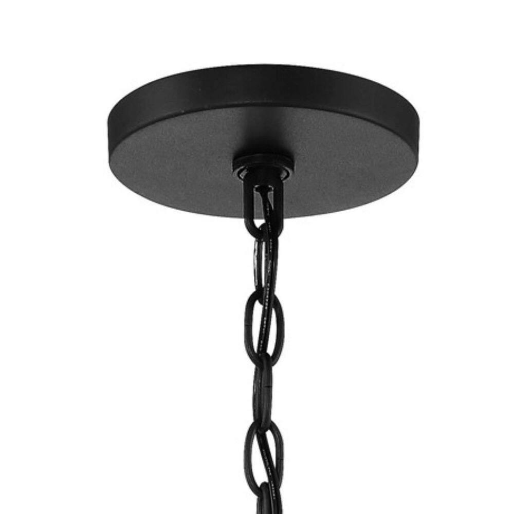 Minka Lavery Sand Coal Pendant Chandelier 25 1/2" Wide Modern Clear Outer White Inner Glass Shade 5-Light Fixture for Dining Room