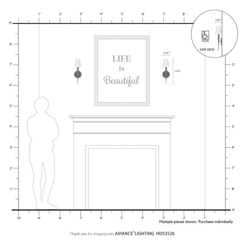 Livex Lighting Witten 1 - Light Wall Light in  Bronze
