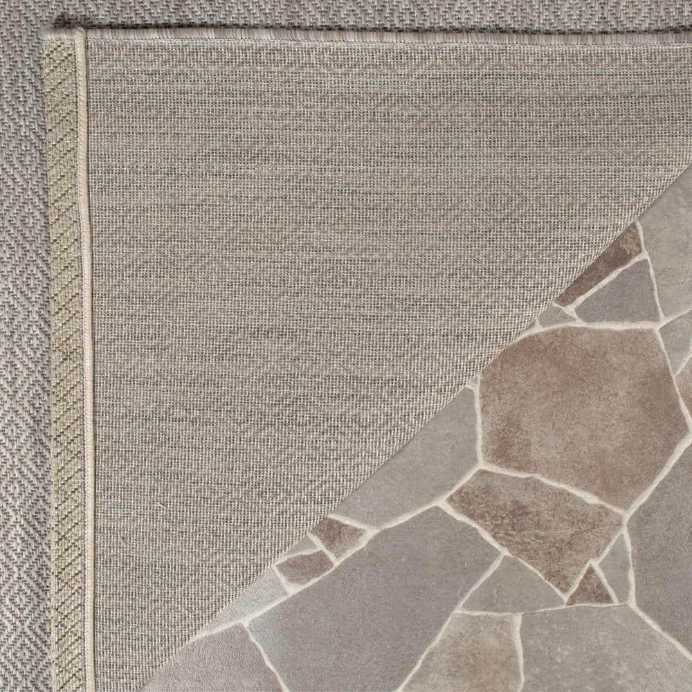Courtyard CY8520 Power Loomed Indoor and Outdoor Area Rug - Beige/Beige - 8'x11' - Safavieh