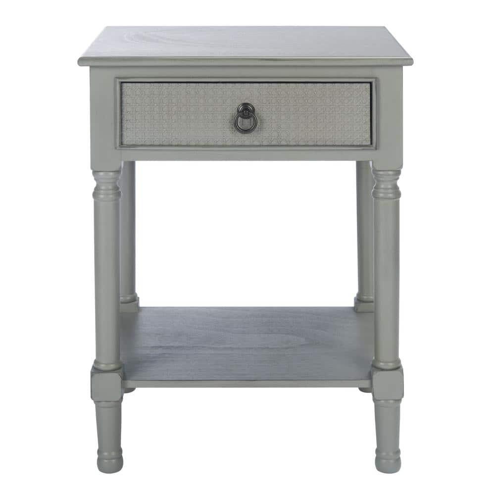 Haines 1 Drawer Accent Table - ACC5720B - Distressed/Grey - Safavieh