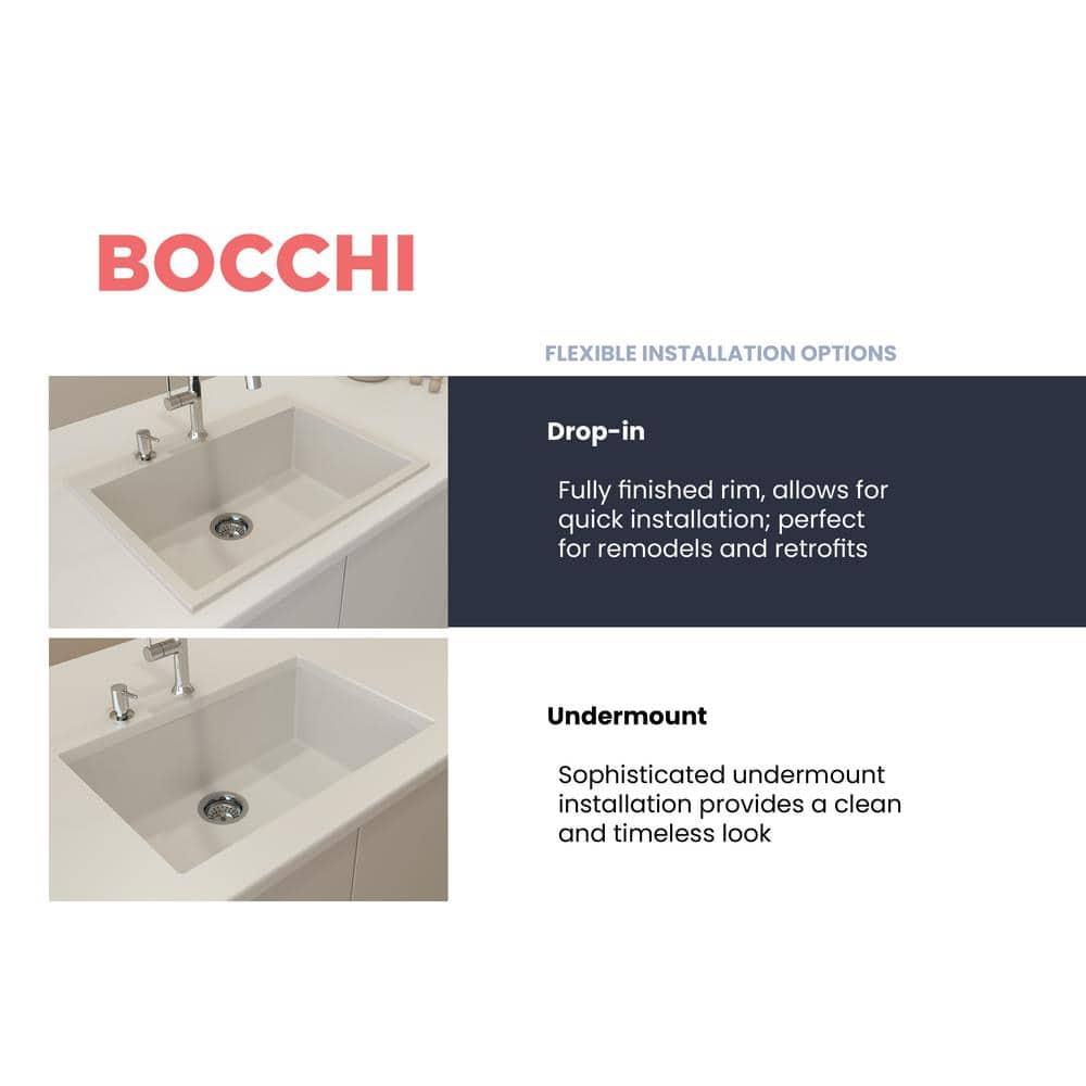 BOCCHI Campino Single Bowl Granite Kitchen Sink 1634-507-0126